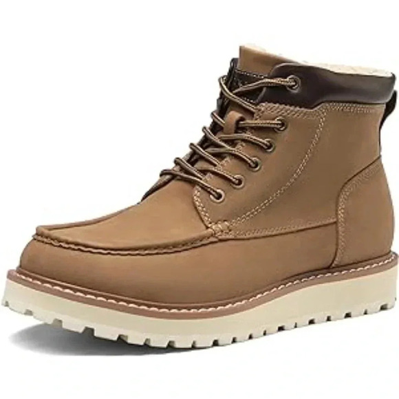 BOOTS Men\'s Moc Toe Boot Fashion Comfort Casual Wedge Boots 8-13 main image 6